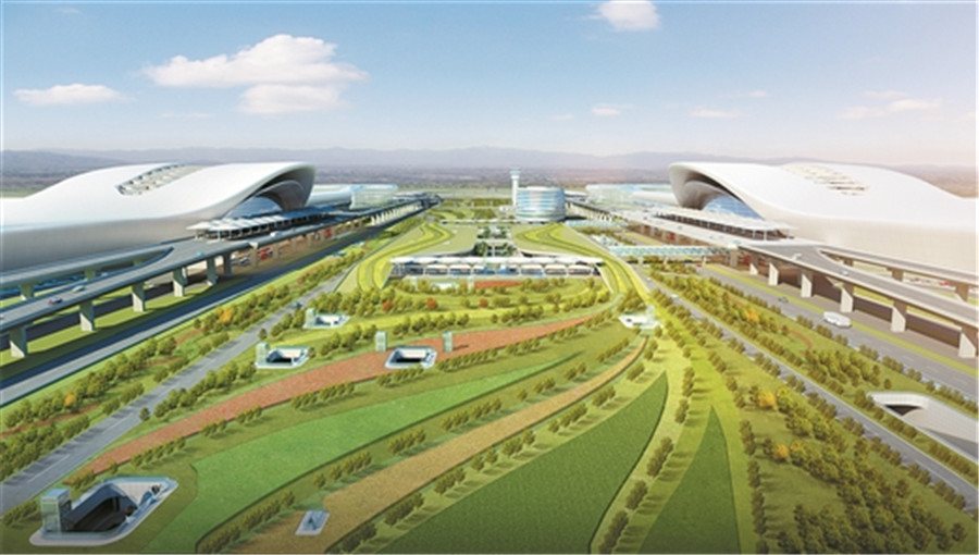 探访南宁国际空港综合交通枢纽工程——空铁联运将实现"无缝换乘"