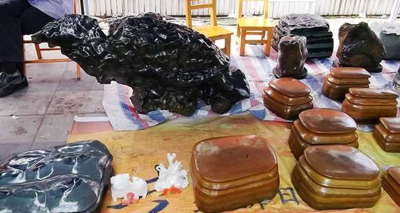 华网广西频道专题:2014·第五届合山彩陶石精