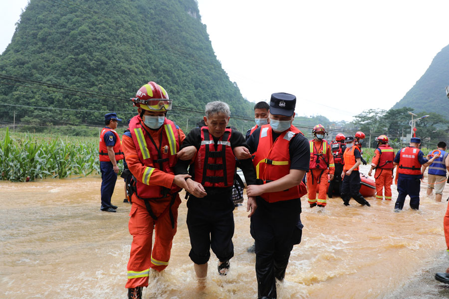 持续降雨 靖西市吞盘、地州、新靖等多个乡镇受灾