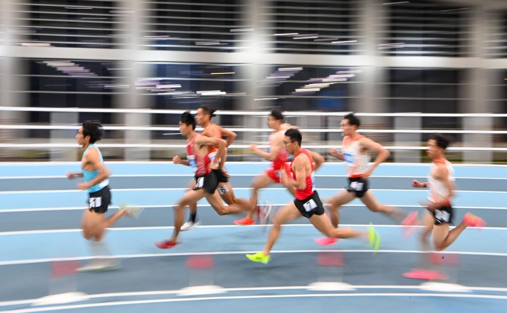 田徑——全國室內錦標賽：男子1500米決賽賽況