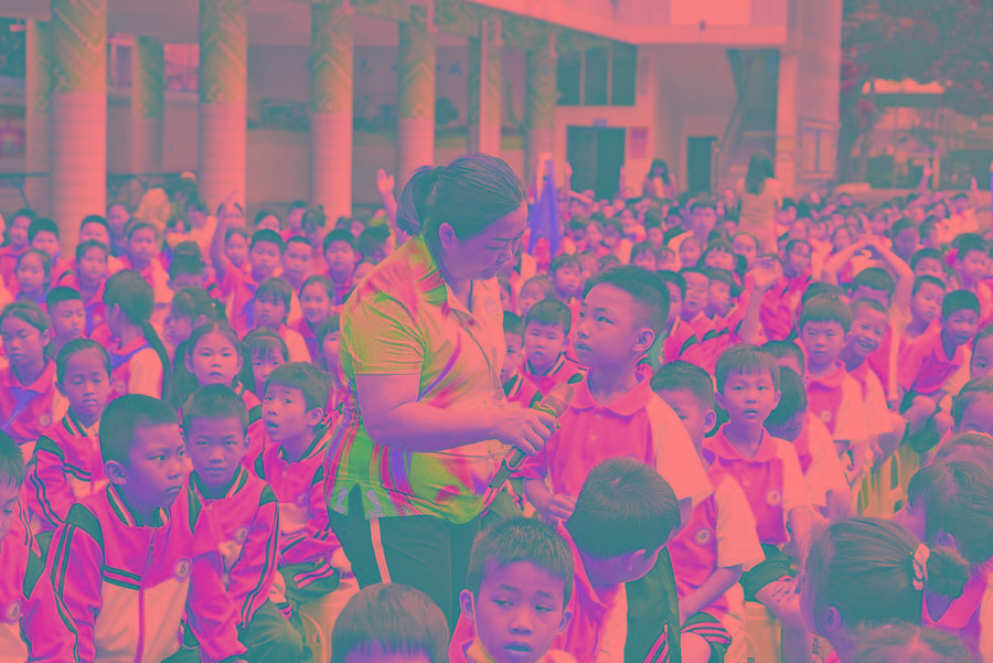防溺水公益宣讲走进爱新小学