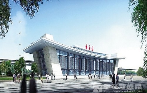 玉铁铁路博白火车站建设顺利推进